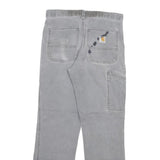 CARHARTT Mens Cotton Blend Relaxed Straight Trousers Grey W30 L30 Workwear