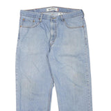 LEVI'S Mens Jeans Blue Regular Straight Denim Light W36 L29 Relaxed Fit Zip
