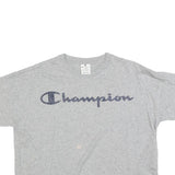 CHAMPION Womens Grey Graphic T-Shirt XS Short Sleeve Crew Neck Casual Top