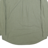 CHAPS RALPH LAUREN Mens Green Check Shirt XL Button-Down Collar Long Sleeve