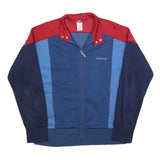 ADIDAS Mens Blue Navy Red Track Jacket XS Polyester Blend Zip Sport Casual