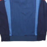 ADIDAS Mens Blue Navy Red Track Jacket XS Polyester Blend Zip Sport Casual