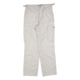 TEDDYS Womens Cotton Blend Beige Regular Cargo Trousers W28 L30 Casual Outdoor