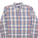 GANT Mens Blue & Orange Check Shirt S Casual Button Down Cotton Blend