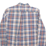 GANT Mens Blue & Orange Check Shirt S Casual Button Down Cotton Blend