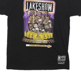 MITCHELL & NESS Mens Black Los Angeles Lakeshow Graphic T-Shirt M Crew Neck