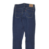LEVI'S 711 Womens Jeans Blue Slim Skinny Denim Medium W25 L29 Stretch Zip