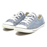 CONVERSE Chuck Taylor All Star Womens Low Top Trainers Blue Canvas UK 4.5 Casual