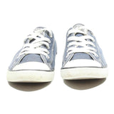 CONVERSE Chuck Taylor All Star Womens Low Top Trainers Blue Canvas UK 4.5 Casual
