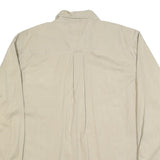 SCHMIDT Mens Beige Casual Shirt XL Cotton Blend Workwear Button Front