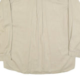 SCHMIDT Mens Beige Casual Shirt XL Cotton Blend Workwear Button Front