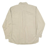 SCHMIDT Mens Beige Casual Shirt XL Cotton Blend Workwear Button Front
