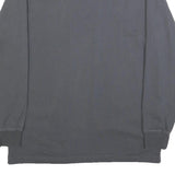 DICKIES Mens Grey Long Sleeve T-Shirt Crew Neck Cotton Blend Pocket M Casual