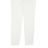 DKNY Womens Jeans White Slim Skinny Denim W27 L27 Zip Cotton Blend Fashion