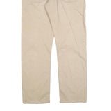 CARHARTT Mens Relaxed Beige Cotton Blend Trousers W38 L31 Casual Workwear