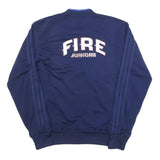 ADIDAS Mens Navy Blue Indiana Fire Juniors Jacket S Polyester Blend Zip Track