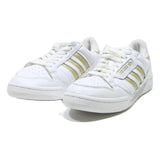ADIDAS Continental 80 Womens Low Top Trainers White & Gold Synthetic UK 6 Retro