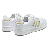 ADIDAS Continental 80 Womens Low Top Trainers White & Gold Synthetic UK 6 Retro