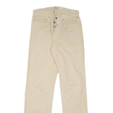 VERSACE JEANS COUTURE Womens Cotton Blend Beige Regular Straight Trousers W29