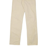 VERSACE JEANS COUTURE Womens Cotton Blend Beige Regular Straight Trousers W29