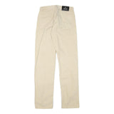 VERSACE JEANS COUTURE Womens Cotton Blend Beige Regular Straight Trousers W29