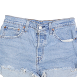 LEVI'S Womens Denim Blue Cut-Off Shorts S W29 Classic Fit Casual