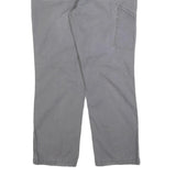 CARHARTT Mens Relaxed Grey Cotton Blend Trousers W36 L32 Workwear Casual