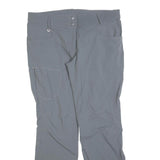 SALOMON Womens Regular Grey Polyester Blend Trousers W38 L32 Outdoor Activewear