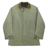PHIST Mens Beige Cotton Blend Classic Jacket L Button Closure Corduroy Collar
