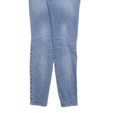 DIESEL Womens Slim Blue Denim Light Wash Jeans W28 L30 Distressed Zip Fit