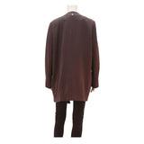 JOOP Womens Brown Jacket L Cotton Blend Textured Button Closure Relaxed Fit
