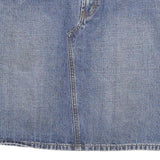 ZENA Womens Blue Denim Mini Skirt Cotton Blend M Casual Classic Style