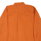 TOMMY HILFIGER Mens Orange Cotton Blend Shirt XL Button Down Pocket Casual