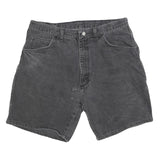 WRANGLER Mens Shorts Black Casual L W34 Denim Cotton Blend Comfortable Fit