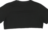 FANATICS Womens Black Las Vegas Raiders Crop T-Shirt XL Short Sleeve Crew Neck