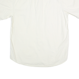 ARCADIA Mens White Short Sleeve Cotton Shirt M Casual Button Pocket