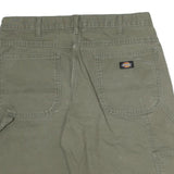DICKIES Mens Shorts Green Casual Cotton L W36 Workwear Pockets