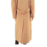 PENDLETON Womens Beige Wool Long Sleeve Button Coat L Plain Stylish Warm