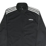ADIDAS Mens Black & White Classic Jacket M Polyester Blend Zip Sportswear