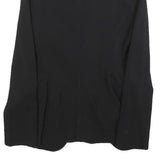 ZARA WOMAN Womens Black Wool Blend Blazer Jacket S Button Formal Tailored