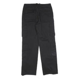 NVFELIX Womens Cotton Blend Black Cargo Regular Trousers W32 L32 Utility Pockets