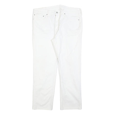 LEVI'S 541 Mens Jeans White Relaxed Straight Denim Medium W36 L28 Cotton Blend