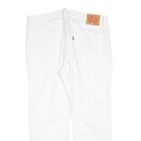 LEVI'S 541 Mens Jeans White Relaxed Straight Denim Medium W36 L28 Cotton Blend