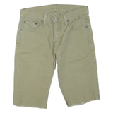 LEVI'S Mens Shorts Beige Cotton Blend Casual S W30 Casual Frayed Hem