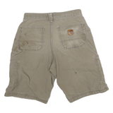 CARHARTT Mens Shorts Beige Casual M W28 Workwear Durable Cotton Blend