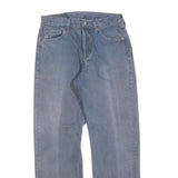 LEVI'S Mens Regular Fit Blue Denim Jeans W28 L28 Button Cotton Blend Classic
