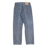 LEVI'S Mens Regular Fit Blue Denim Jeans W28 L28 Button Cotton Blend Classic
