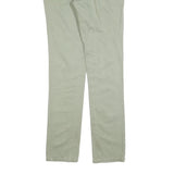 TIMBERLAND Mens Cotton Blend Slim Straight Trousers Sage Green W30 L32 Casual