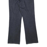 CALVIN KLEIN JEANS Womens Dark Blue Regular Straight Denim Rinse W30 L30 Zip