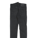 LEVI'S 510 Mens Jeans Black Slim Skinny Denim Medium W30 L34 Slim Fit Zip